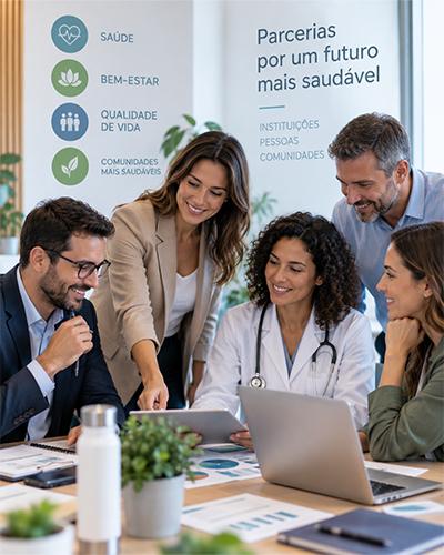 Instituições interessadas em saúde e bem-estar
